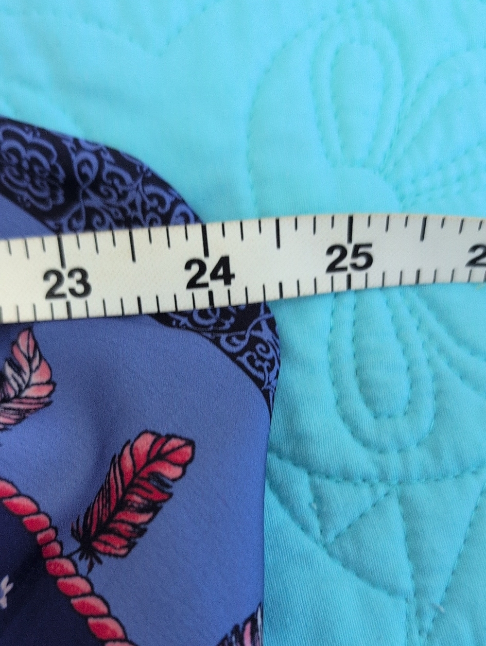 Blue Halter Scarf Top M/L Glam Bohemian By Skies Are Blue Handkerchief Festival - Picture 11 of 16
